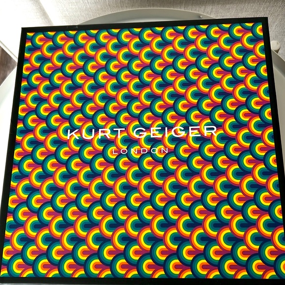 Kurt Geiger Gold Strappy Women's Heels - Picture 6 of 6